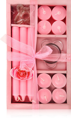 

Ein Sof Set of 4 Candle(Pink, Pack of 1)