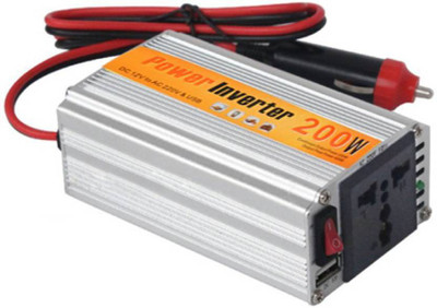 

TRP TRADERS 200 Watt Car Auto Inverter/ Converter 12V Dc To 220V Ac + USB Car Inverter