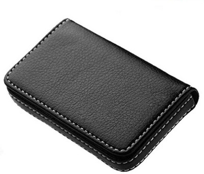 

Accurate Black Leather 15 Card Holder 15 Card Holder(Set of 1, Black)