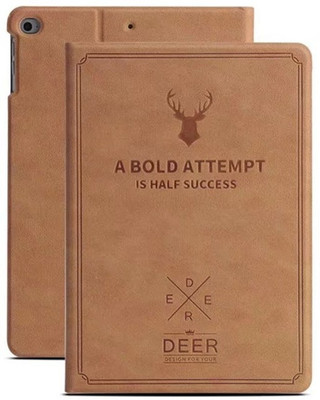 MOCA Flip Cover for Apple iPad Mini 1, apple ipad Mini 2(Brown)