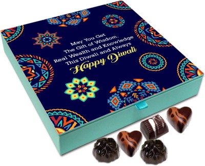 

Chocholik Diwali Sweets - May You Have All The Wisdom This Diwali Chocolate Box - 9pc Truffles(108 g)