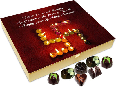

Chocholik Diwali Gift - Enjoy Your Sparkling Moments On Diwali Chocolate Box - 20pc Truffles(240 g)