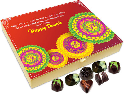 

Chocholik Diwali Gift - May This Diwali Bring Long Lasting Happiness In Your Life Chocolate Box - 20pc Truffles(240 g)