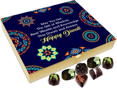 

Chocholik Diwali Sweets - May You Have All The Wisdom This Diwali Chocolate Box - 20pc Truffles(240 g)