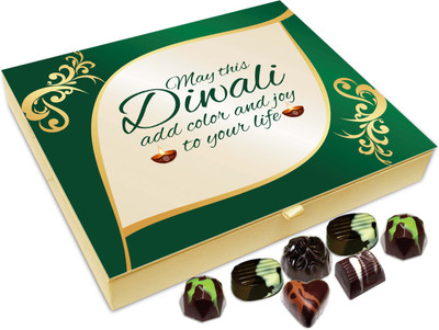 

Chocholik Diwali Gift - May This Diwali Add Color And Joy To Your Life Chocolate Box - 20pc Truffles(240 g)