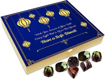 

Chocholik Diwali Sweets - Wish You Success And Bliss This Diwali Chocolate Box - 20pc Truffles(240 g)