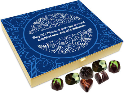 

Chocholik Diwali Sweets - May This Diwali Give You The Brightest Satisfaction Chocolate Box - 20pc Truffles(240 g)