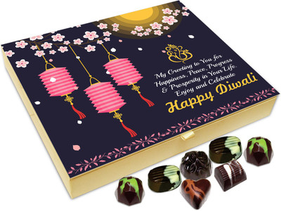 

Chocholik Diwali Sweets - My Greeting To You For Diwali Chocolate Box - 20pc Truffles(240 g)