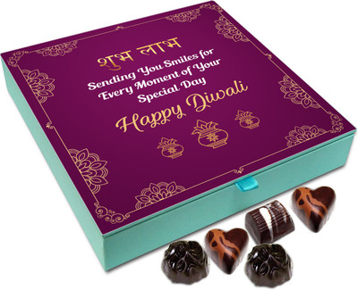 

Chocholik Diwali Sweets - Sending You Smiles On The Beautiful Day Of Diwali Chocolate Box - 9pc Truffles(108 g)