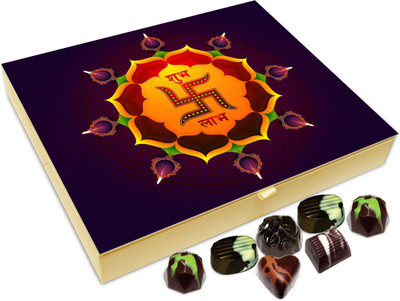

Chocholik Diwali Sweets - May Your Diwali Be Exciting And Happy Chocolate Box - 20pc Truffles(240 g)