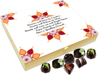 

Chocholik Diwali Gift - Have A Sparkling Deewali Chocolate Box - 20pc Truffles(240 g)