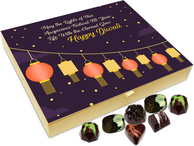 

Chocholik Diwali Sweets - May Lights Of Auspicious Diwali Spread Eternal Glow Chocolate Box - 20pc Truffles(240 g)