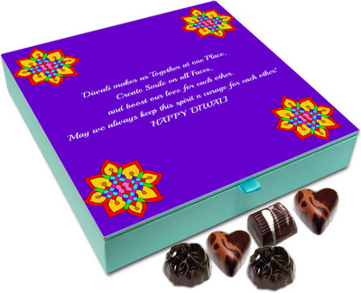

Chocholik Diwali Gift - Diwali Makes Us Stronger Chocolate Box - 9pc Truffles(108 g)