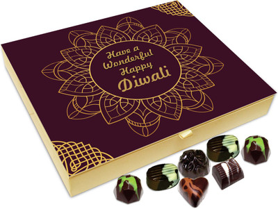 

Chocholik Diwali Sweets - Have A Cheerful And Wonderful Diwali Chocolate Box - 20pc Truffles(240 g)