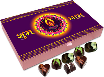 

Chocholik Diwali Sweets - Have A Diwali Full Of Sweets All Of You Chocolate Box - 12pc Truffles(144 g)