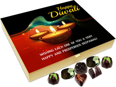 

Chocholik Diwali Sweets - Wishing Each One Of You A Very Happy Diwali Chocolate Box - 20pc Truffles(240 g)