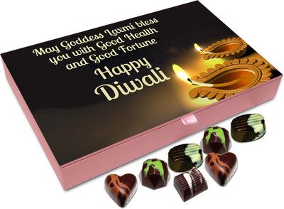 

Chocholik Diwali Sweets - May Goddess Lakshmi Bless You With Health And Wealth This Diwali Chocolate Box - 12pc Truffles(144 g)