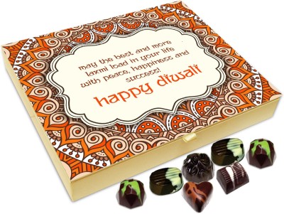 

Chocholik Diwali Sweets - May More Happiness Load Into Your Life This Diwali Chocolate Box - 20pc Truffles(240 g)