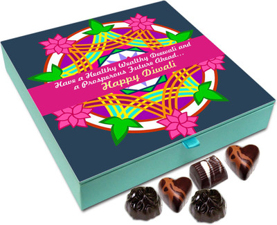 

Chocholik Diwali Gift - Have A Healthy Wealthy And Prosperous Diwali Chocolate Box - 9pc Truffles(108 g)