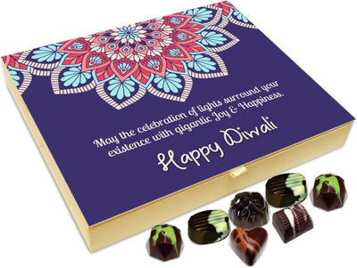 

Chocholik Diwali Sweets - May The Celebration Of Diwali Lights Surround You With Happiness Chocolate Box - 20pc Truffles(240 g)