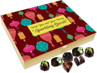 

Chocholik Diwali Sweets - Wish You And Your Family A Sparkling Diwali Chocolate Box - 20pc Truffles(240 g)