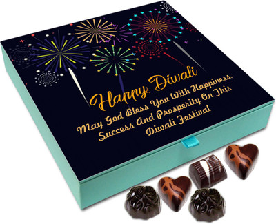 

Chocholik Diwali Sweets - May God Bless You With All The Happiness And Prosperity Chocolate Box - 9pc Truffles(108 g)