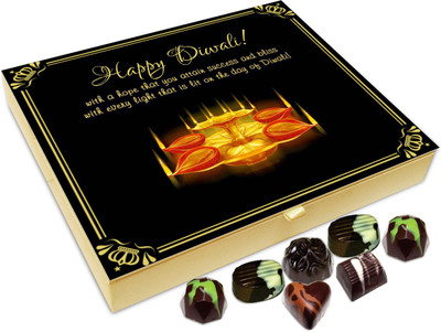 

Chocholik Diwali Gift Box - Hope You Attain Amazing Success This Diwali Chocolate Box - 20pc Truffles(240 g)