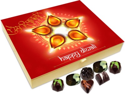 

Chocholik Diwali Sweets - Happy Diwali To All My Special Friends Chocolate Box - 20pc Truffles(240 g)