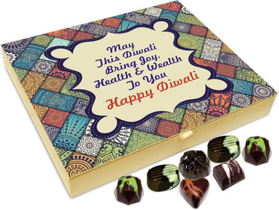 

Chocholik Diwali Sweets - May This Deepawali Bring Health Joy And Happiness In Your Life Chocolate Box - 20pc Truffles(240 g)