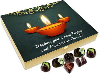 

Chocholik Diwali Gift - Enjoy The Sparkling Moments Of Diwali Chocolate Box - 20pc Truffles(240 g)