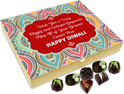 

Chocholik Diwali Sweets - Wish You A Very Happy And Successful Deepawali Chocolate Box - 20pc Truffles(240 g)