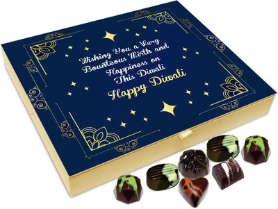 

Chocholik Diwali Sweets - Wishing You A Very Harmonious Diwali Chocolate Box - 20pc Truffles(240 g)