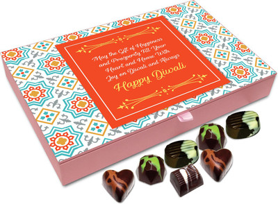 

Chocholik Diwali Sweets - May There Be Lots Of Happiness And Prosperity This Diwali Chocolate Box - 12pc Truffles(144 g)