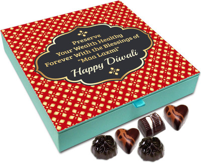 

Chocholik Diwali Sweets - May Goddess Laxmi Preserve Your Health And Wealth This Diwali Chocolate Box - 9pc Truffles(108 g)