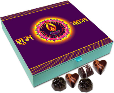 

Chocholik Diwali Sweets - Have A Diwali Full Of Sweets All Of You Chocolate Box - 9pc Truffles(108 g)