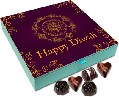 Chocholik Diwali Sweets - Happy Diwali To Every Special Friend Of Mine Chocolate Box - 9pc Truffles(108 g)