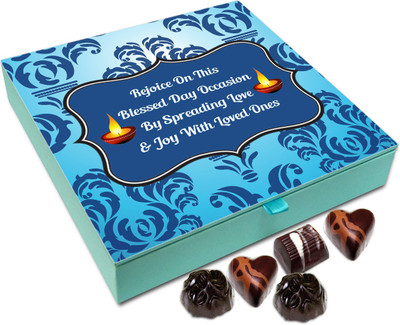 

Chocholik Diwali Sweets - Rejoice And Spread Love On Occasion Of Diwali Chocolate Box - 9pc Truffles(108 g)