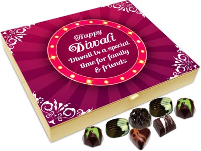 

Chocholik Diwali Gift - Diwali Is A Very Special Time To Spend With Family And Friends Chocolate Box - 20pc Truffles(240 g)