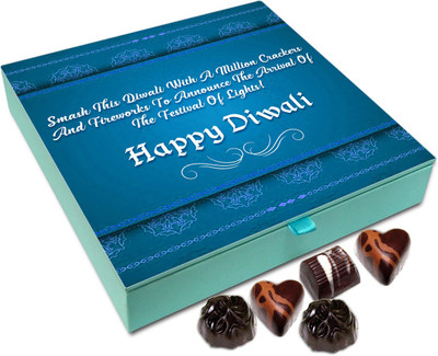 

Chocholik Diwali Gift - Smash This Diwali With Million Crackers Chocolate Box - 9pc Truffles(108 g)