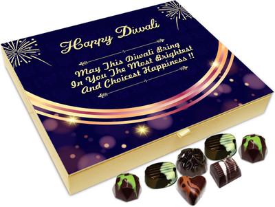 

Chocholik Diwali Gift - May This Diwali Bring You The Brightest Of Joys Chocolate Box - 20pc Truffles(240 g)