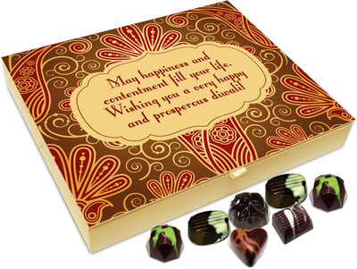 

Chocholik Diwali Sweets - May Happiness And Contentment Fill Your Life This Diwali Chocolate Box - 20pc Truffles(240 g)