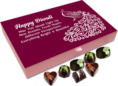 

Chocholik Diwali Sweets - May This Diwali Adds New Dreams In Your Life Chocolate Box - 12pc Truffles(144 g)