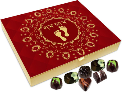 

Chocholik Diwali Sweets - May Goddess Laxmi Bless All Of Us On Diwali Chocolate Box - 20pc Truffles(240 g)
