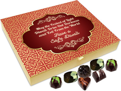 

Chocholik Diwali Sweets - Have A Safe And Cheerful Deepawali Chocolate Box - 20pc Truffles(240 g)