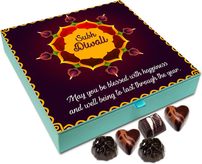 

Chocholik Diwali Sweets - May You Be Blessed With Success And Wisdom Chocolate Box - 9pc Truffles(108 g)