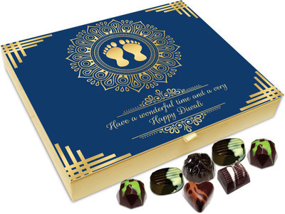 

Chocholik Diwali Sweets - Have A Wonderful Diwali Chocolate Box - 20pc Truffles(240 g)