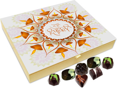 

Chocholik Diwali Sweets - May There Be Happiness All Around This Diwali Chocolate Box - 20pc Truffles(240 g)