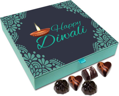 

Chocholik Diwali Gift - Happy Diwali To All My Teachers Chocolate Box - 9pc Truffles(108 g)