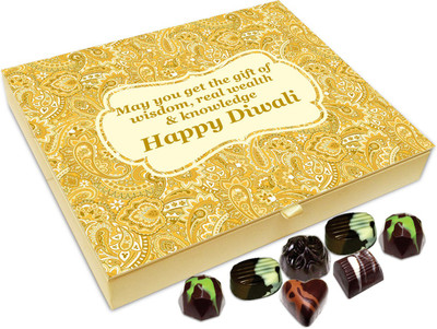 

Chocholik Diwali Sweets - May You Get Gift Of Wisdom This Deepawali Chocolate Box - 20pc Truffles(240 g)