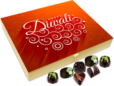 

Chocholik Diwali Sweets - Happy Diwali To Every One Celebrating It Chocolate Box - 20pc Truffles(240 g)